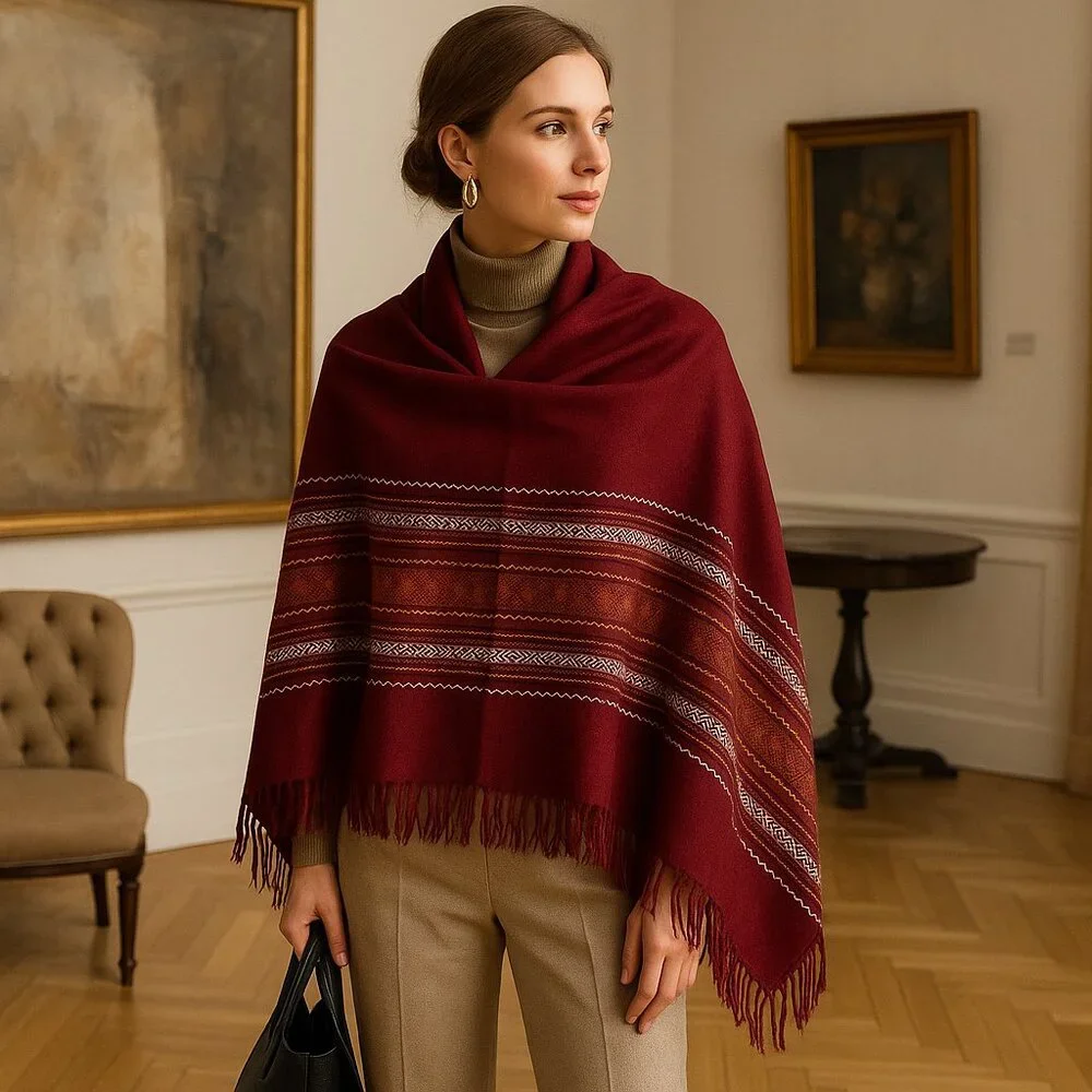 La Paloma De Tubac Ecuadorian Woven Shawl